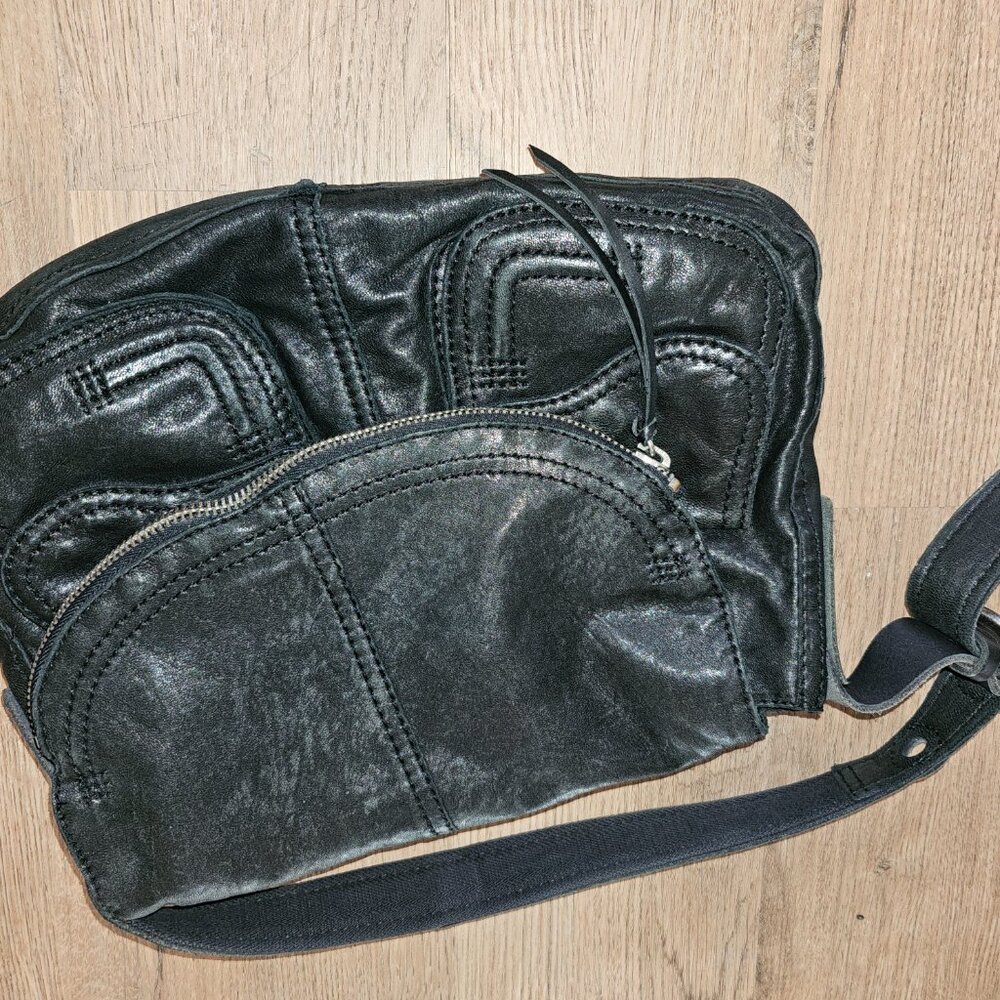 Lucky Brand Leather Black Over-the-Shoulder Bag - Picture 2 of 7